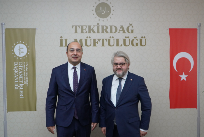 Kaymakamımız Kadir Duman Tekirdağ İl Müftüsünü Ziyaret Etti