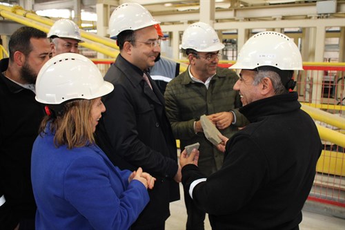 Kaymakamımız Sayın Kadir Duman STT Türk Gazbeton Fabrikasını Ziyaret Etti